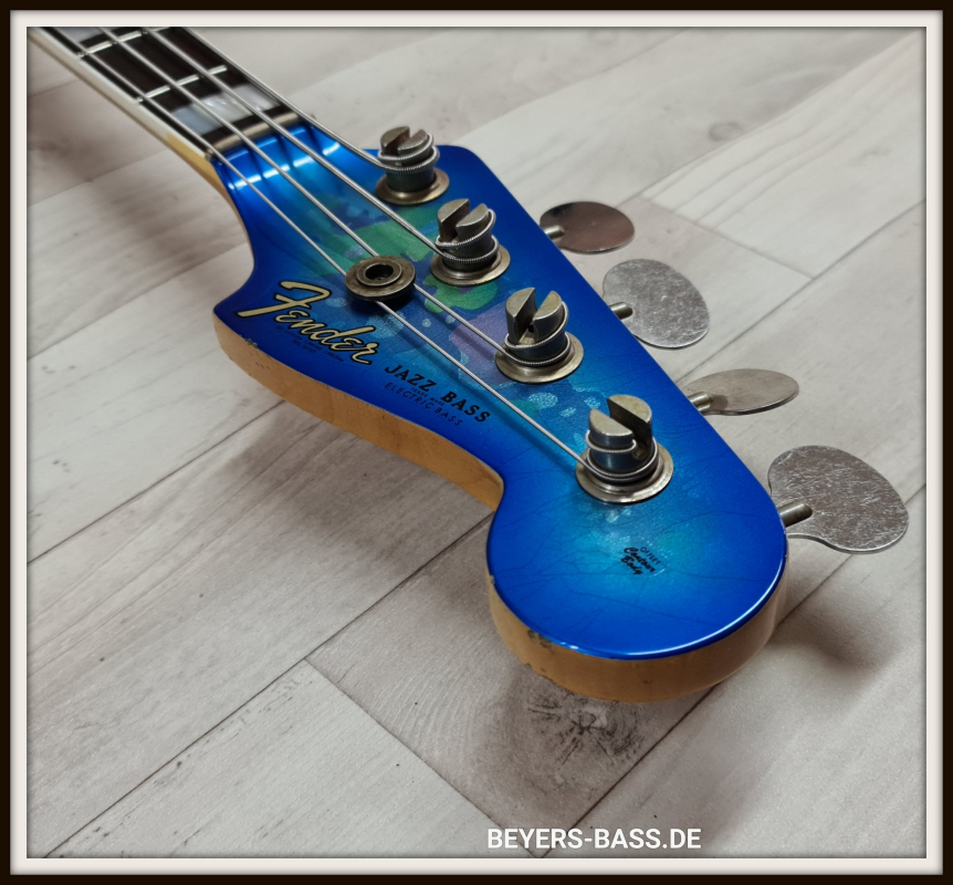 Fender Custom Shop Jazz Bass Relic, Blue Flower, Limited Edition